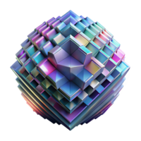 impressionante tradicional uma digital falha efeito aplicado para uma geométrico padrão, com distorcido cores e pixelizada texturas, dentro uma falha arte estilo original png