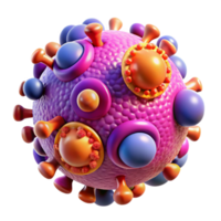 serene creative A microscopic view of nanobots repairing damaged cells, vibrant colors, scientific visualization style professional png