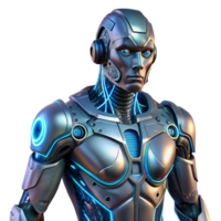 stunning rustic A lone cyborg with intricate biomechanical augmentations, illuminated by the neon signs of a rain-soaked alleyway, in a gritty, realistic style original png