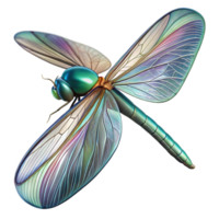 elegant rustic A close-up of a dragonfly's wing, intricate venation, iridescent colors, macro photography style authentic png