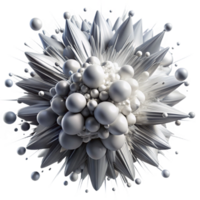 vibrant traditional A chaotic explosion of particles and light trails, rendered in a monochromatic palette with high contrast, in a futuristic, cyberpunk style high quality png