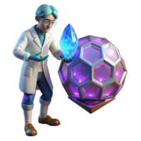 extraordinary rustic A scientist examines a strange, glowing crystal discovered on an alien planet. Archaeological sci-fi style, mysterious lighting, detailed textures genuine png