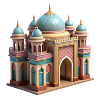 elegant traditional Moorish palace, intricate arabesque patterns, colorful tilework, dappled sunlight, highly detailed, Moorish style high resolution png