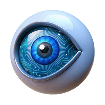 sereen traditioneel een hyperrealistisch detailopname van een menselijk oog met geïntegreerde circuits, reflecterend binair code in de leerling, lit door een koel blauw licht. cyberpunk stijl hoog kwaliteit png