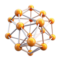 vibrant abstract A network of interconnected nodes forming a complex, glowing web, representing the internet. Abstract style detailed png