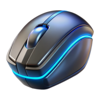 wonderful classic A close-up of a futuristic computer mouse with glowing accents. Product design style premium png