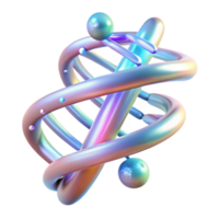 magnífico criativo uma holográfico projeção do uma humano dna fio, rotativo devagar, com dados córregos fluindo por aí isto. Ciência ficção estilo Alto resolução png