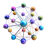 beautiful vintage A complex network of interconnected nodes and data streams, forming a dynamic, evolving web, illuminated by pulsing, multi-colored lights. Data visualization, abstract art genuine png