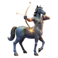 elegant vintage A wise centaur gazing at the night sky, a celestial map etched onto his bow, lit by the soft glow of starlight. Neoclassical style, dramatic lighting 4K png