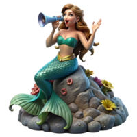 extraordinary minimalist A beautiful siren perched on a rocky outcrop, her enchanting voice echoing across the stormy sea. Pre-Raphaelite style, rich colors and detailed fabrics high resolution png