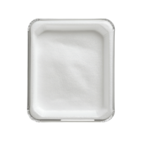 Foam tray ready for use on a clean transparent background in a modern kitchen setting, Foam tray on transparent background png
