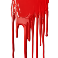 Realistic blood dripping vividly on a stark transparent background, conveying intense emotion and striking visual contrast, Real Blood Dripping on transparent background png