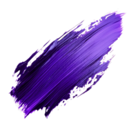 Violet color paint brushstroke isolated on a clean transparent background, showcasing artistic vibrancy and texture, violet color paint brushstroke isolated on transparent background png