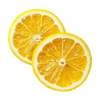 Fresh lemon halves isolated on transparent background ideal for culinary projects and healthrelated visuals, Lemon and cut half slice isolated on transparent background png