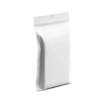 Blank snack packaging viewed from the side on a clean surface suitable for product design mockups, Side view of blank snack packaging isolated Stock Illustration png