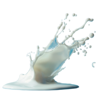 Curved milk splash creates dynamic art over a smooth blue background in a strikingly vibrant composition, Curve milk splash over blue background Stock Photo png