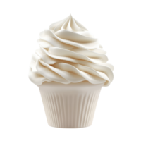 Fluffy whipped cream topping beautifully isolated on a clean transparent background for dessert decoration ideas, Fluffy Whipped Cream Topping isolated on transparent background png
