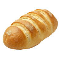 Freshly baked sliced bread resting on a clean transparent surface in a bright kitchen setting, Cold beef salad top view isolated on transparent background png