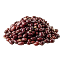 A pile of adzuki beans isolated on a plain background for culinary and nutritional use, Pile of adzuki beans isolated png