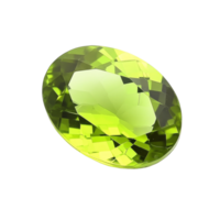 Stunning oval peridot gemstone displayed on a pristine transparent background for elegant jewelry design inspiration, Oval peridot gemstone on a transparent background png