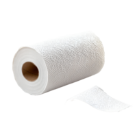 Soft and absorbent toilet paper roll isolated on Transparent background for everyday use in households and businesses, Toilet paper isolated on background png