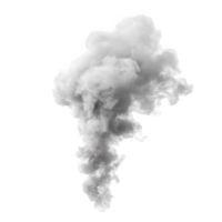 Smoke or steam clouds rising in a swirl against a Transparent background creating a dramatic effect, smoke or steam clouds isolated on background png