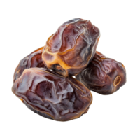 Dried dates fruits arranged on a Transparent background showcasing natural textures and color variations, Dried dates fruits isolated on background png