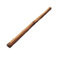 Brown stick lying on white surface with plain white background showcasing natural textures and colors, Brown stick on a white surface png