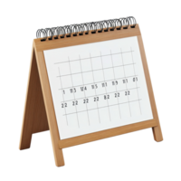 Table calendar for April displayed on a clean Transparent background emphasizing date organization, table calendar 2024 april isolated on White background png