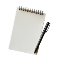 Notepad and Pen on a Table Surrounded by Greenery During Daylight, Notepad with Pen png