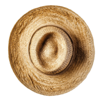 Straw hat on a Transparent background perfect for summer outings and outdoor activities, Straw hat isolated on background png