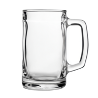 Elegant empty beer mug isolated on white background, perfect for showcasing drinks or beer brand promotions, Empty beer mug isolated on white background png