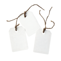 Blank name tags ready for use in events, meetings, or personal labeling activities, Name tags isolated on Transparent background png