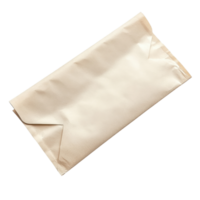 Plain paper packet isolated on Transparent background showcasing simple packaging design and texture details, paper packeton isolated on background png