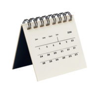 Table calendar for January displayed against a Transparent background featuring clear date layout, table calendar 2024 january isolated on White background png
