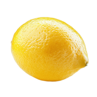 Fresh and vibrant lemon isolated on Transparent background perfect for culinary uses or decoration, lemon isolated on background png