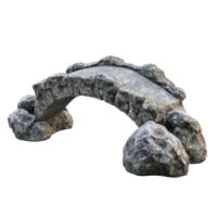 Rock bridge isolated on Transparent background for design and landscaping purposes, Rock Bridge Isolated on background png