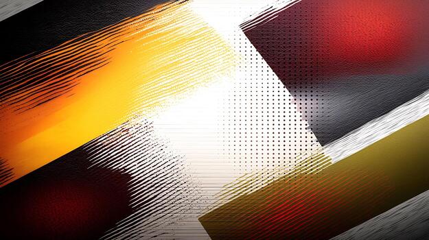 Abstract composition of vibrant colors and textures creating dynamic visual energy photo