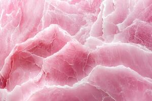 Pink marble showing abstract wavy pattern creating beautiful background photo
