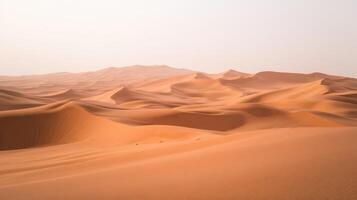 The desert is full of sand dunes and dunes photo