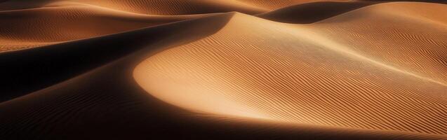 The sand dunes of the sahara desert photo