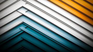 Colorful abstract geometric pattern of layered frames with a gradient effect in a modern design photo