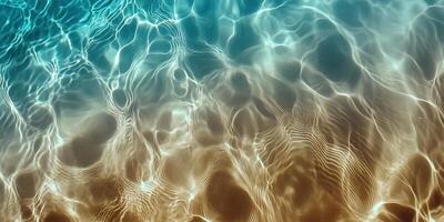 Water ripples on the surface of the ocean photo