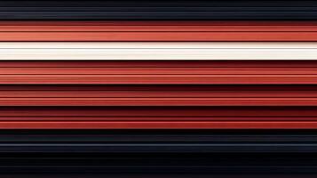 Abstract composition of horizontal lines in varying shades of red, black, and white, creating a modern aesthetic photo