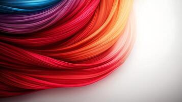 Vibrant flowing colors blending seamlessly, creating a dynamic abstract wave effect photo