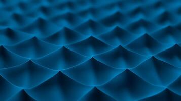 Abstract blue wave pattern showcasing smooth curves and peaks, perfect for backgrounds and textures photo