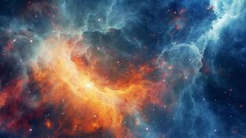 An image of a nebula in space photo