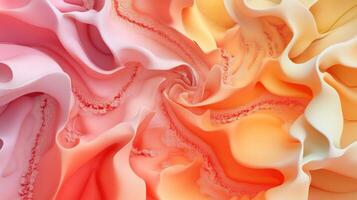 Abstract swirling patterns in soft pastel colors. photo