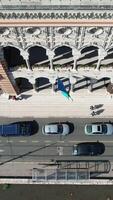 National Library of The Sarajevo Drone View video