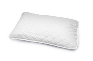 White pillow isolated on white photo